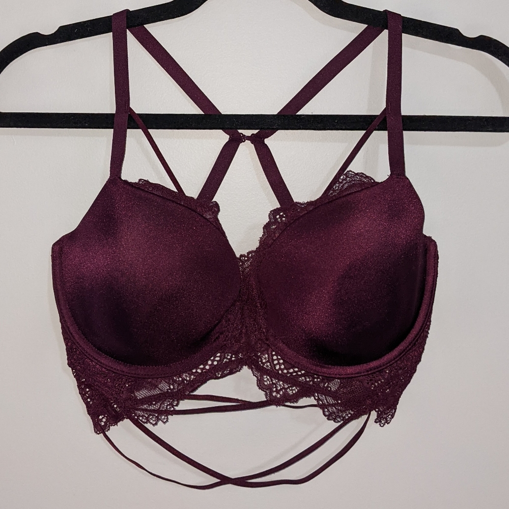 Lace & Ribbon Underwire Bra - Picture 3 of 7